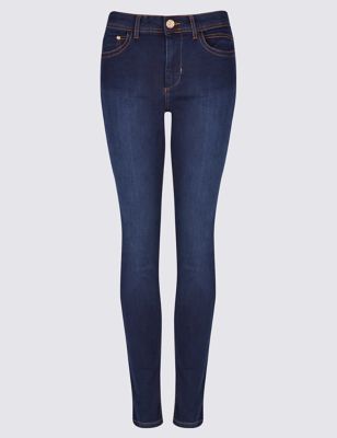 Washed Roma Rise Perfect Sculpt Super Skinny Jeans